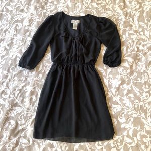 SWEET STORM black chiffon dress